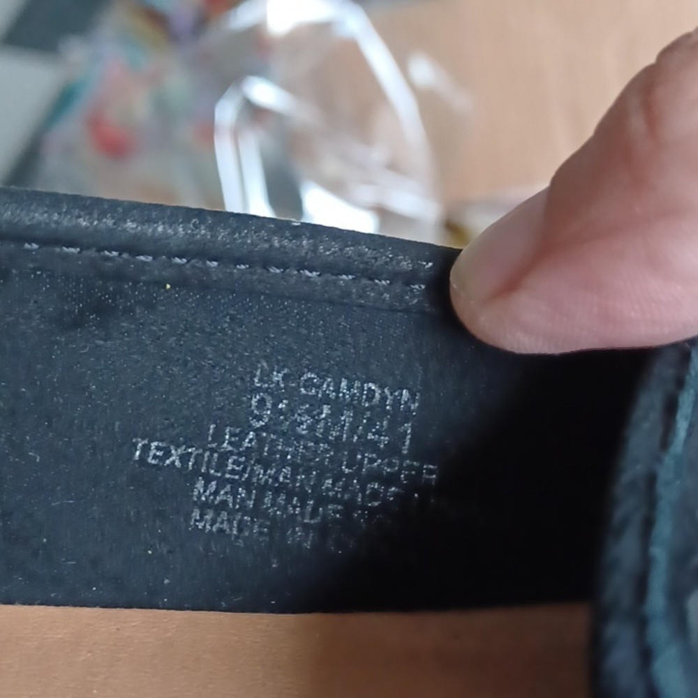 Lucky Brand Camdyn Black Suede Leather Perforated Top Loafers Women's Size 9.5 - Picture 5 of 6